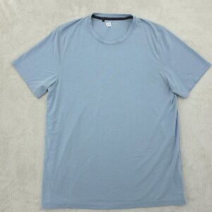 VRST Performance Shirt Mens Medium Blue Stretch Athletic Training Gym Tee